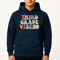 Third Grade Vibes 3rd Grade Retro Gnoovy Back To School Hoodie