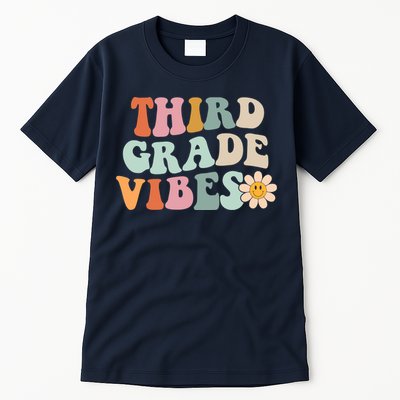 Third Grade Vibes 3rd Grade Retro Gnoovy Back To School Tall T-Shirt