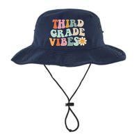 Third Grade Vibes 3rd Grade Retro Gnoovy Back To School Bucket Hat