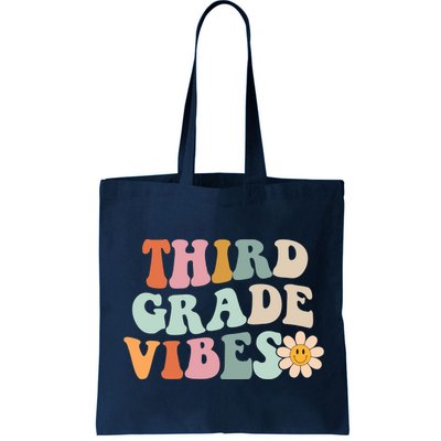 Third Grade Vibes 3rd Grade Retro Gnoovy Back To School Bag