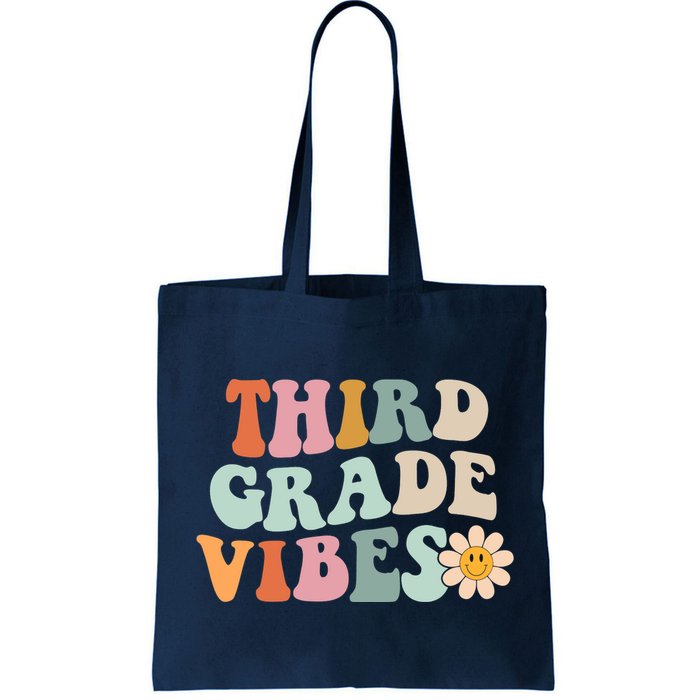Third Grade Vibes 3rd Grade Retro Gnoovy Back To School Bag