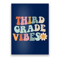 Third Grade Vibes 3rd Grade Retro Gnoovy Back To School Poster