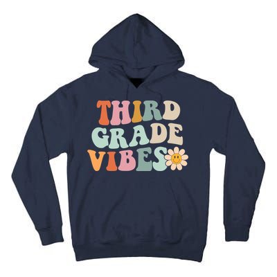 Third Grade Vibes 3rd Grade Retro Gnoovy Back To School Tall Hoodie