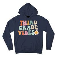 Third Grade Vibes 3rd Grade Retro Gnoovy Back To School Tall Hoodie