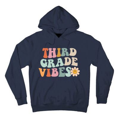 Third Grade Vibes 3rd Grade Retro Gnoovy Back To School Tall Hoodie