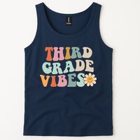 Third Grade Vibes 3rd Grade Retro Gnoovy Back To School Tank Top