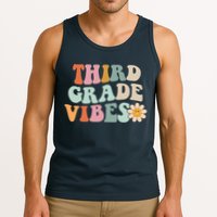 Third Grade Vibes 3rd Grade Retro Gnoovy Back To School Tank Top