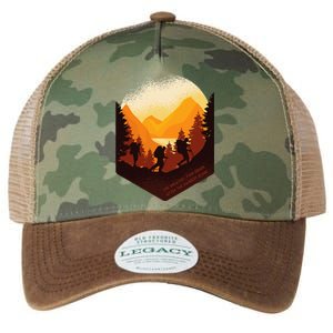 The Greatest View Comes After The Hardest Climb Hiking Legacy Tie Dye Trucker Hat