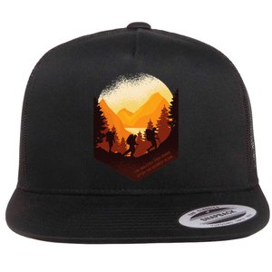 The Greatest View Comes After The Hardest Climb Hiking Flat Bill Trucker Hat