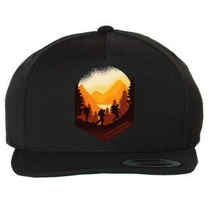 The Greatest View Comes After The Hardest Climb Hiking Wool Snapback Cap