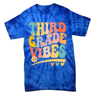 Third Grade Vibes For 3rd Grade Teacher Tie-Dye T-Shirt