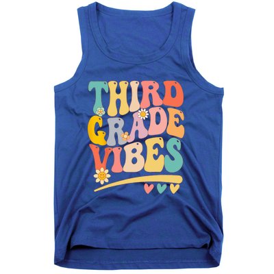 Third Grade Vibes For 3rd Grade Teacher Tank Top