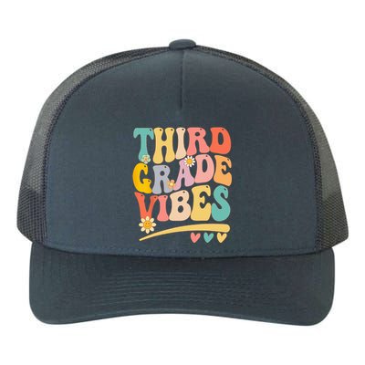 Third Grade Vibes For 3rd Grade Teacher Yupoong Adult 5-Panel Trucker Hat