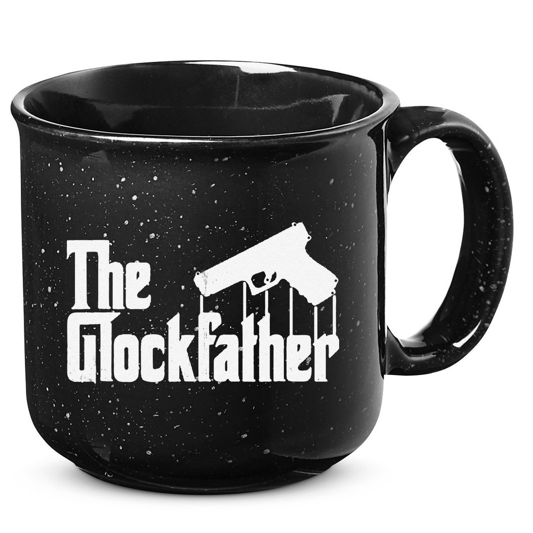 The Glockfather Vintage 15oz Campfire Ceramic Mug
