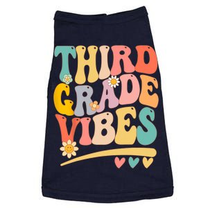 Third Grade Vibes For Girl Boy 3rd Grade Teacher Doggie Tank