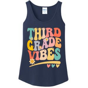 Third Grade Vibes For Girl Boy 3rd Grade Teacher Ladies Essential Tank