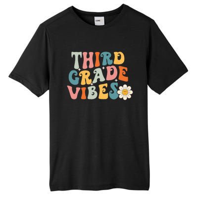 Third Grade Vibes 3rd Grade Team Retro 1st Day Of School Tall Fusion ChromaSoft Performance T-Shirt