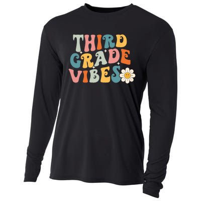 Third Grade Vibes 3rd Grade Team Retro 1st Day Of School Cooling Performance Long Sleeve Crew