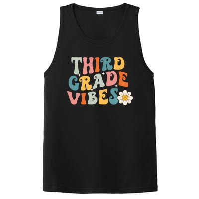 Third Grade Vibes 3rd Grade Team Retro 1st Day Of School PosiCharge Competitor Tank