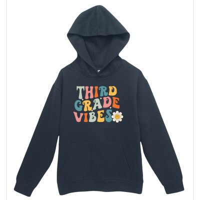 Third Grade Vibes 3rd Grade Team Retro 1st Day Of School Urban Pullover Hoodie