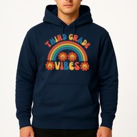 Third Grade Vibes Retro Groovy Third First Day Of School Hoodie