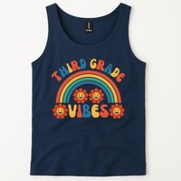 Third Grade Vibes Retro Groovy Third First Day Of School Tank Top