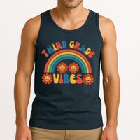 Third Grade Vibes Retro Groovy Third First Day Of School Tank Top