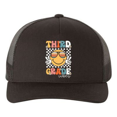 Third Grade Vibes Smile First Day Of School 3rd Grade Team Yupoong Adult 5-Panel Trucker Hat