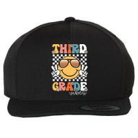 Third Grade Vibes Smile First Day Of School 3rd Grade Team Wool Snapback Cap