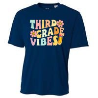 Third Grade Vibes 3rd Grade 1st Day Of School Teacher Cooling Performance Crew T-Shirt