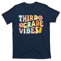 Third Grade Vibes 3rd Grade 1st Day Of School Teacher T-Shirt