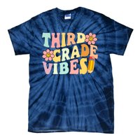 Third Grade Vibes 3rd Grade 1st Day Of School Teacher Tie-Dye T-Shirt