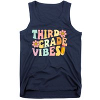 Third Grade Vibes 3rd Grade 1st Day Of School Teacher Tank Top