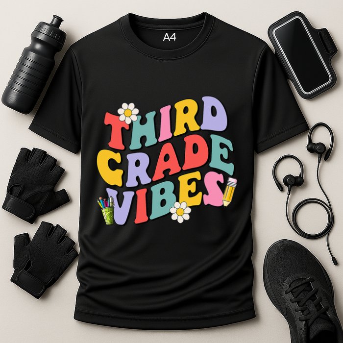 Third Grade Vibes Back To School 3rd Grade Team 1st Day Performance Shirt