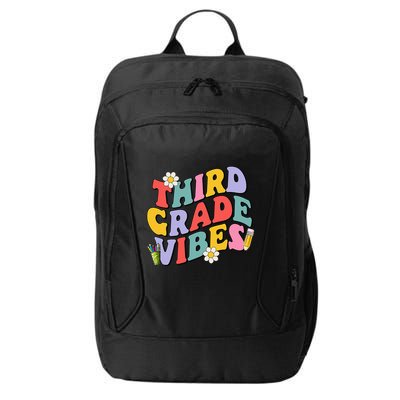 Third Grade Vibes Back To School 3rd Grade Team 1st Day City Backpack