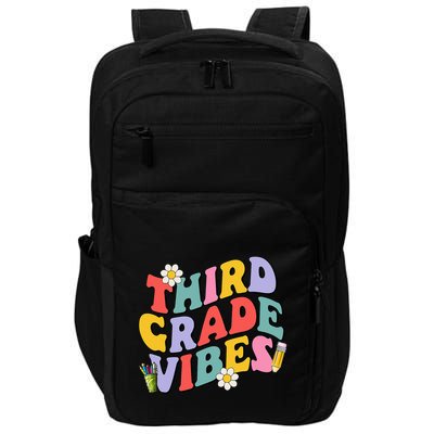 Third Grade Vibes Back To School 3rd Grade Team 1st Day Impact Tech Backpack