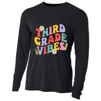 Third Grade Vibes Back To School 3rd Grade Team 1st Day Cooling Performance Long Sleeve Crew
