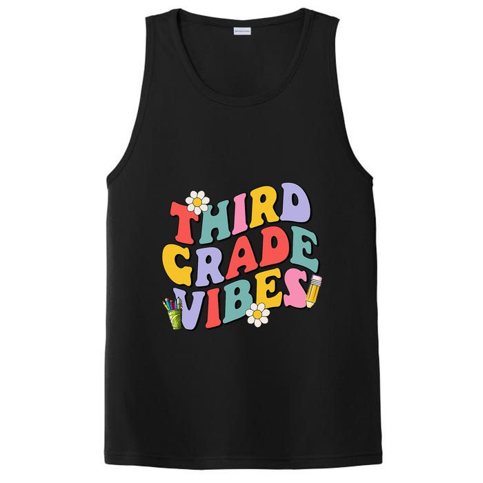 Third Grade Vibes Back To School 3rd Grade Team 1st Day PosiCharge Competitor Tank