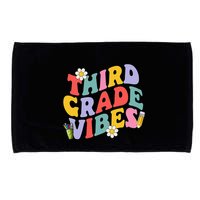 Third Grade Vibes Back To School 3rd Grade Team 1st Day Microfiber Hand Towel