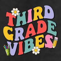 Third Grade Vibes Back To School 3rd Grade Team 1st Day Microfiber Hand Towel