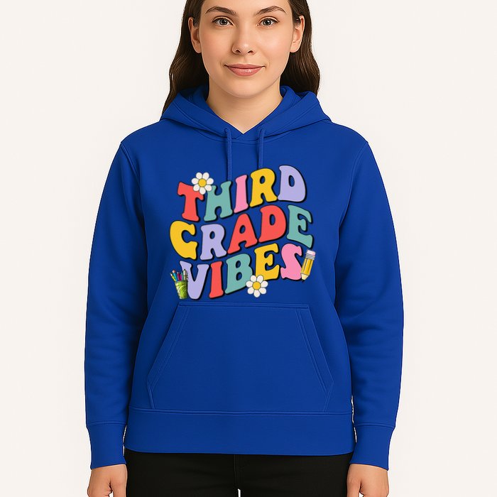 Third Grade Vibes Back To School 3rd Grade Team 1st Day Hoodie