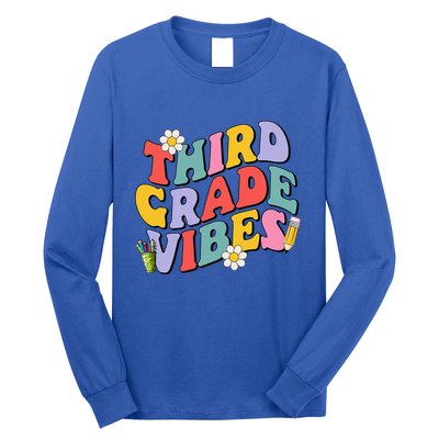 Third Grade Vibes Back To School 3rd Grade Team 1st Day Long Sleeve Shirt