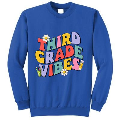 Third Grade Vibes Back To School 3rd Grade Team 1st Day Sweatshirt