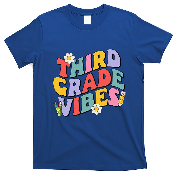 Third Grade Vibes Back To School 3rd Grade Team 1st Day T-Shirt