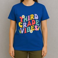 Third Grade Vibes Back To School 3rd Grade Team 1st Day T-Shirt