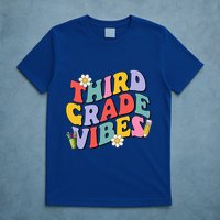 Third Grade Vibes Back To School 3rd Grade Team 1st Day T-Shirt