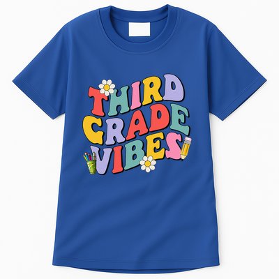 Third Grade Vibes Back To School 3rd Grade Team 1st Day Tall T-Shirt