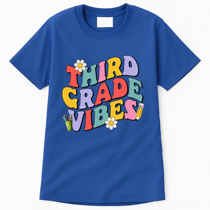 Third Grade Vibes Back To School 3rd Grade Team 1st Day Tall T-Shirt