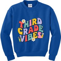 Third Grade Vibes Back To School 3rd Grade Team 1st Day Kids Sweatshirt
