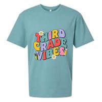 Third Grade Vibes Back To School 3rd Grade Team 1st Day Sueded Cloud Jersey T-Shirt